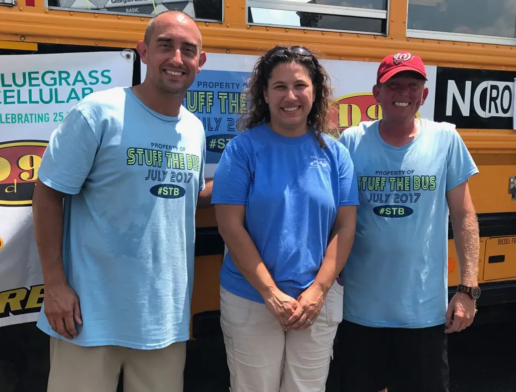 Trent Ranburger at Stuff the Bus