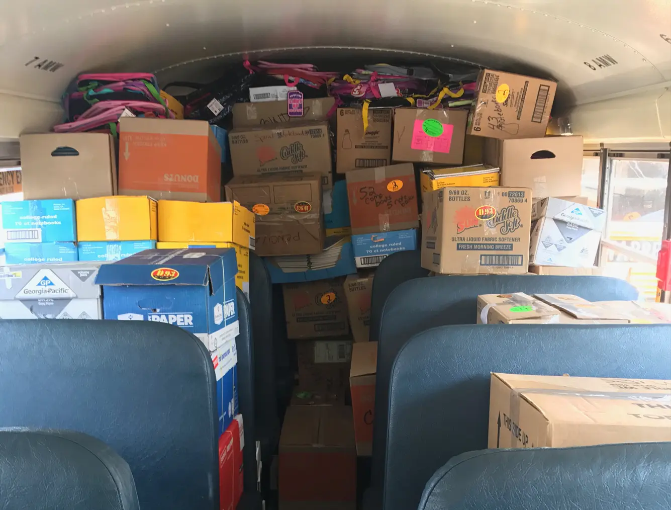 Stuff the Bus School Supplies